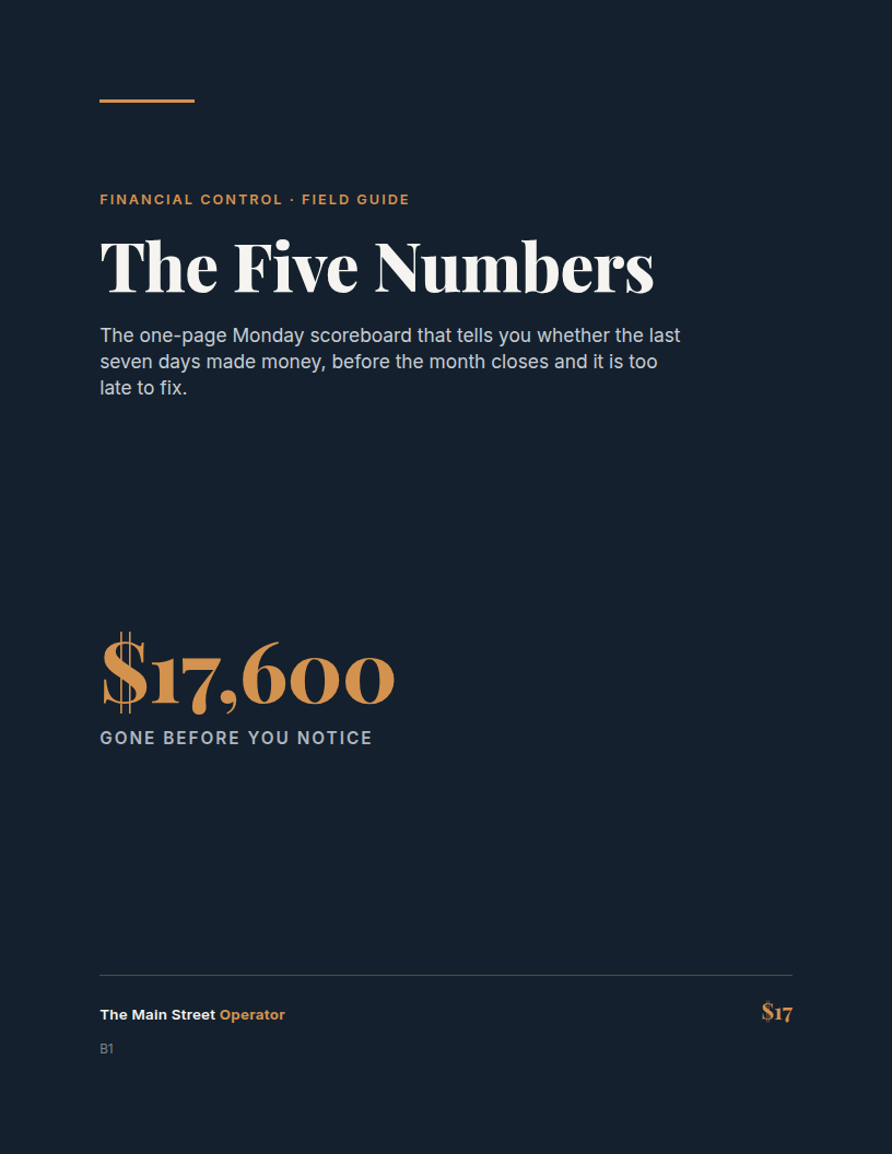 The Five Numbers cover
