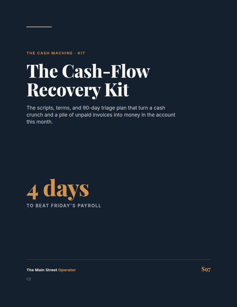 The Cash-Flow Recovery Kit cover